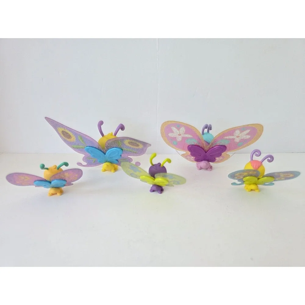 Littlest Pet Shop figure Fancy Flutters butterfly lot of 5 3-67 66 68